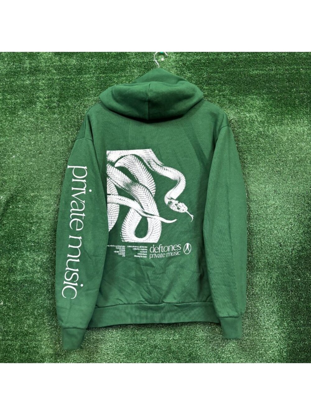 Deftones Private Music Album Nu Metal Band Hoodie Size Medium